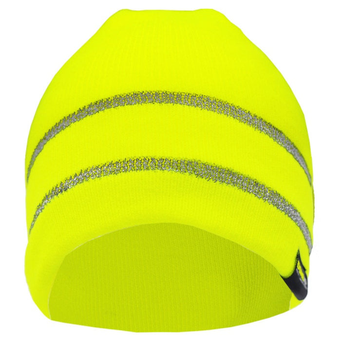 DOME75® DYNAMIC Series Enhanced Visibility Fleece Lined Reflective Knit Beanie - DNB3341