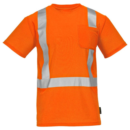 DOME75® DYNAMIC SERIES Hi-Vis ANSI Class 2 Viz-Dri Safety T-Shirt - DSS1421