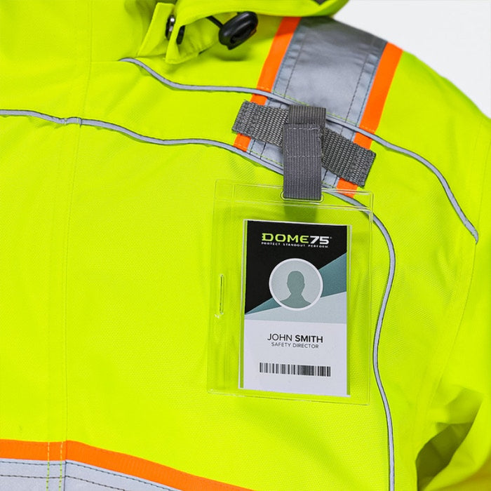 DOME75® DYNAMIC Series Hi-Vis ANSI Class 3 Black Bottom Thermal Bomber Jacket - DJB3832