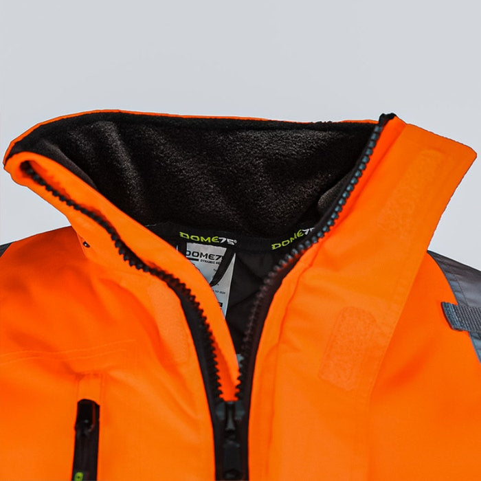 DOME75® DYNAMIC Series Hi-Vis ANSI Class 3 Black Bottom Thermal Bomber Jacket - DJB3832