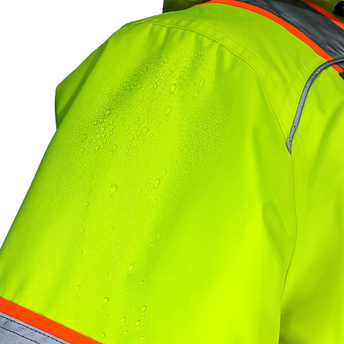 DOME75® DYNAMIC Series Hi-Vis ANSI Class 3 Black Bottom Thermal Bomber Jacket - DJB3832