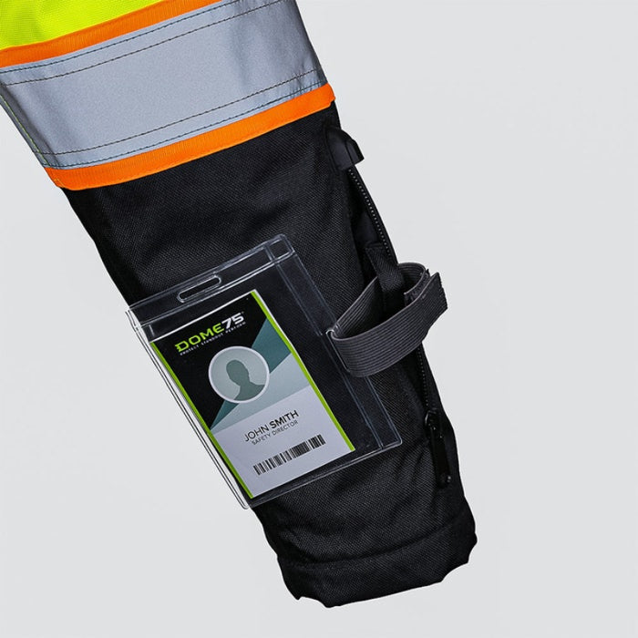 DOME75® DYNAMIC Series Hi-Vis ANSI Class 3 Black Bottom Thermal Bomber Jacket - DJB3832