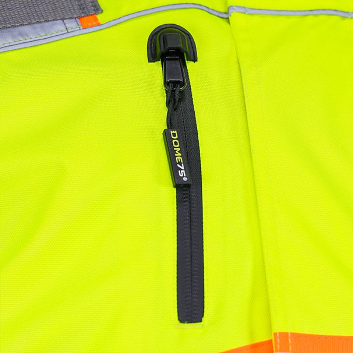 DOME75® DYNAMIC Series Hi-Vis ANSI Class 3 Black Bottom Thermal Bomber Jacket - DJB3832