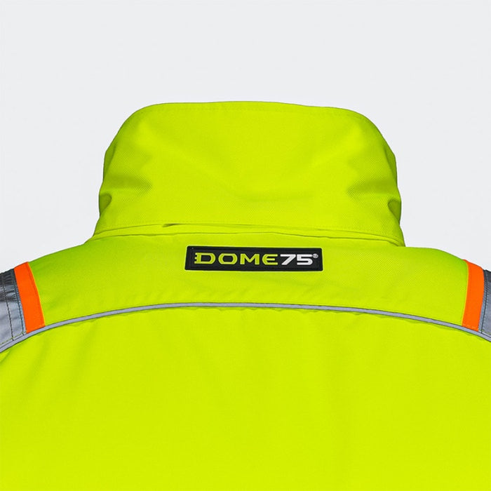 DOME75® DYNAMIC Series Hi-Vis ANSI Class 3 Black Bottom Thermal Bomber Jacket - DJB3832