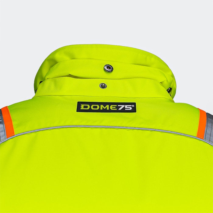 DOME75® DYNAMIC Series Hi-Vis ANSI Class 3 Black Bottom Thermal Bomber Jacket - DJB3832