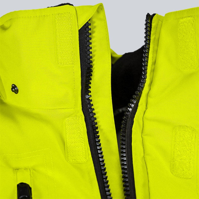 DOME75® DYNAMIC Series Hi-Vis ANSI Class 3 Black Bottom Thermal Bomber Jacket - DJB3832