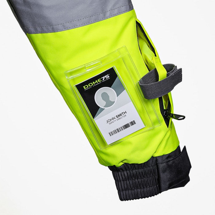 DOME75® DYNAMIC Series Hi-Vis ANSI Class 3 Black Bottom Thermal Bomber Jacket - DJB3832
