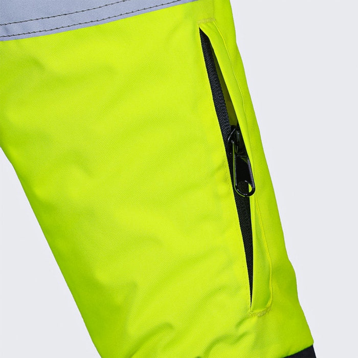 DOME75® DYNAMIC Series Hi-Vis ANSI Class 3 Black Bottom Thermal Bomber Jacket - DJB3832