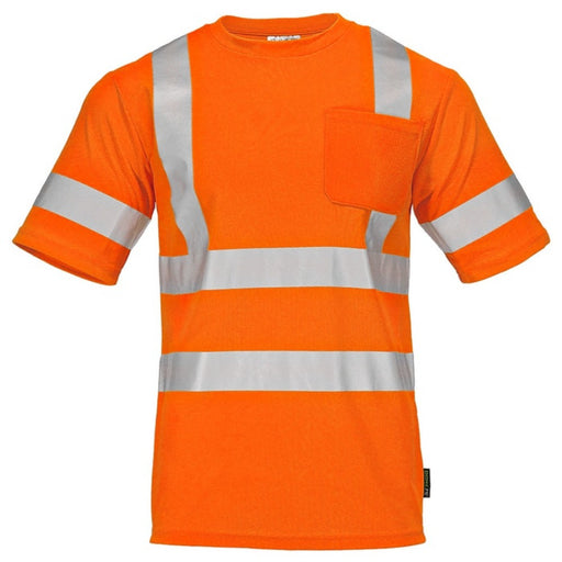 DOME75® DYNAMIC SERIES Hi-Vis ANSI Class 3 Viz-Dri Short Sleeve Safety T-Shirt - DSS1431