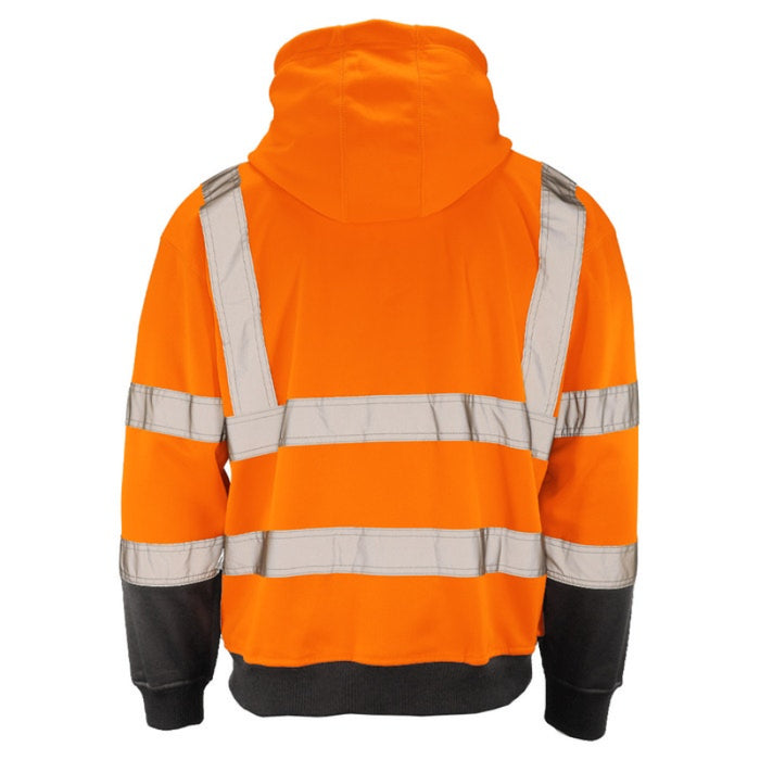 DOME75®  DYNAMIC Series Hi-Vis ANSI Class 3 Viz-Tuff Fleece Full-Zip Hoodie - DHZ1632