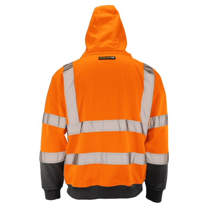 DOME75®  DYNAMIC Series Hi-Vis ANSI Class 3 Viz-Tuff Fleece Full-Zip Hoodie - DHZ1632