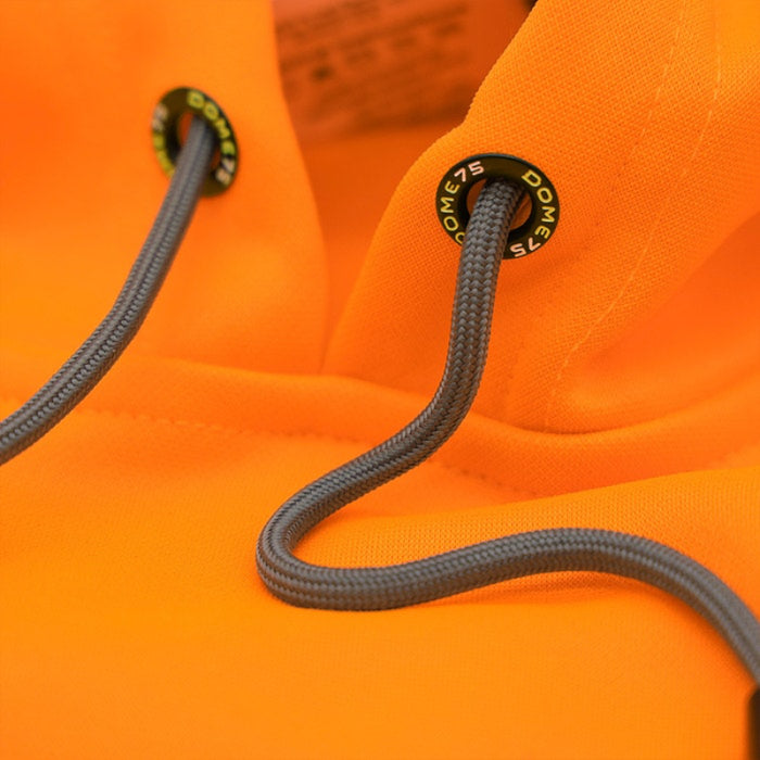 DOME75®  DYNAMIC Series Hi-Vis ANSI Class 3 Viz-Tuff Fleece Black Bottom Pullover Hoodie - DHP1632