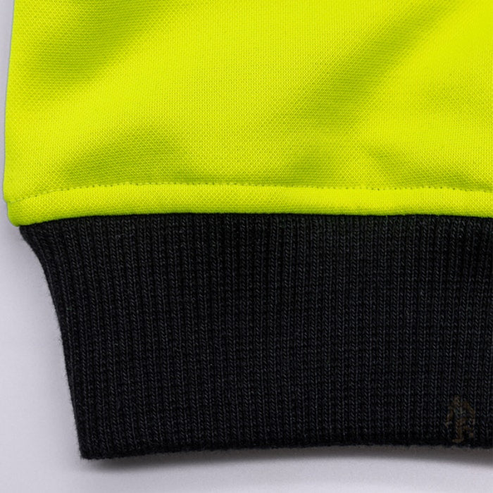 DOME75®  DYNAMIC Series Hi-Vis ANSI Class 3 Viz-Tuff Fleece Black Bottom Pullover Hoodie - DHP1632