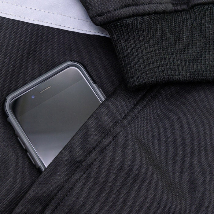 DOME75®  DYNAMIC Series Hi-Vis ANSI Class 3 Viz-Tuff Fleece Black Bottom Pullover Hoodie - DHP1632