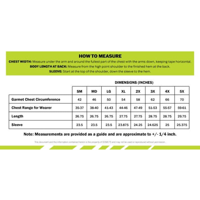 DOME75®  DYNAMIC Series High Visibility Viz-Tuff Fleece Pullover Hoodie - DHP1601