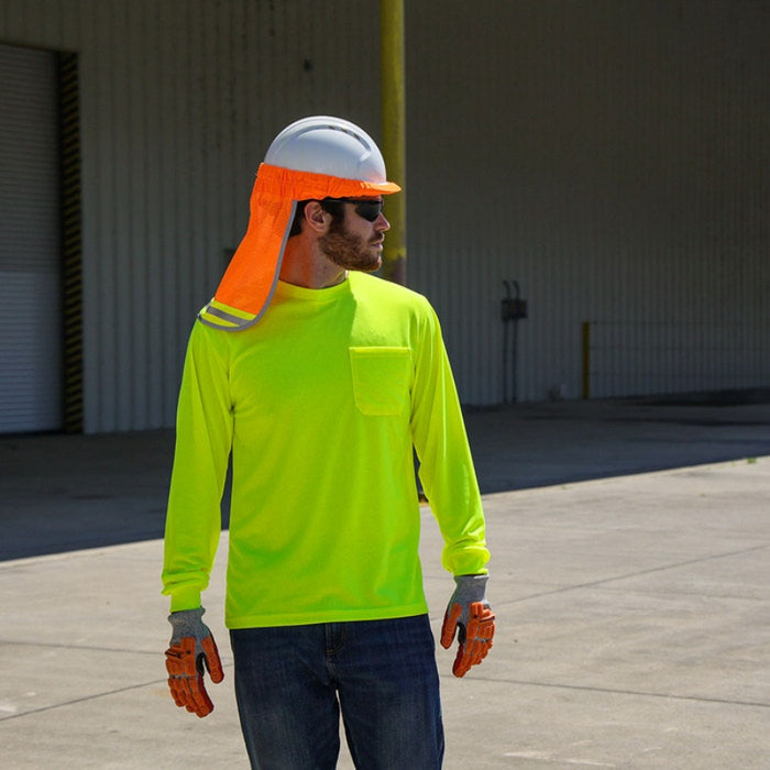 DOME75® DYNAMIC Series Mesh Contrast Hard Hat Sun Shade - DNS743