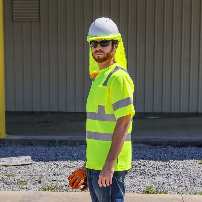 DOME75® DYNAMIC Series Mesh Contrast Hard Hat Sun Shade - DNS743