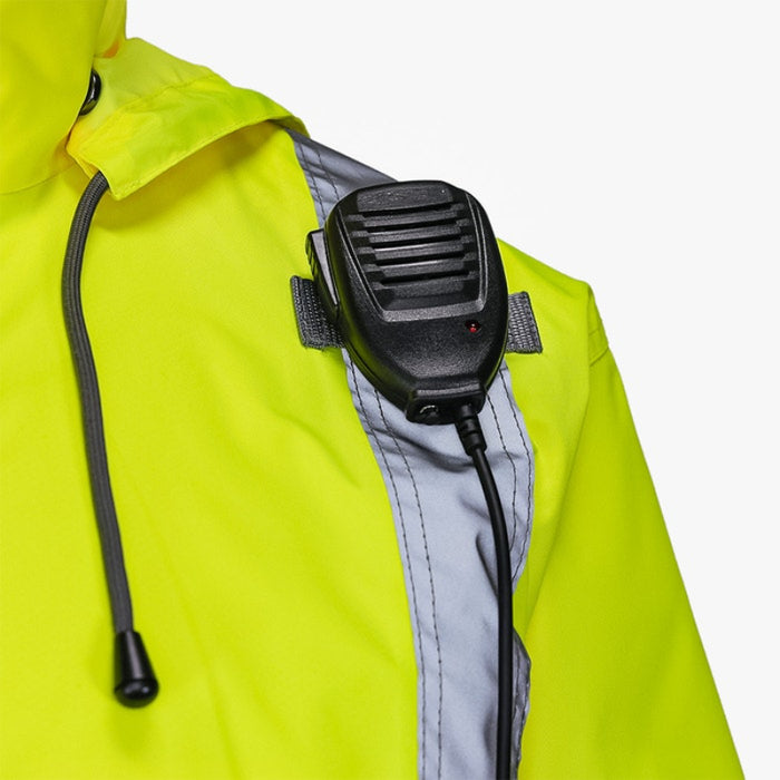 DOME75® DYNAMIC Series Rain Tamer ANSI Class 3 Black Bottom Rain Trench Coat - DRT3432