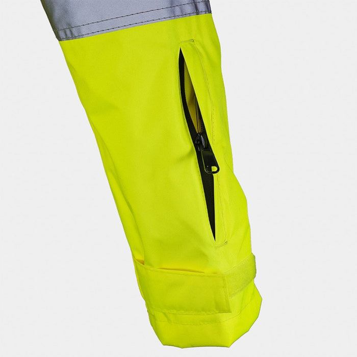 DOME75® DYNAMIC Series Rain Tamer ANSI Class 3 Black Bottom Rain Trench Coat - DRT3432