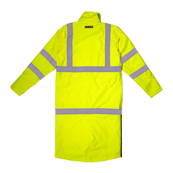 DOME75® DYNAMIC Series Rain Tamer ANSI Class 3 Black Bottom Rain Trench Coat - DRT3432