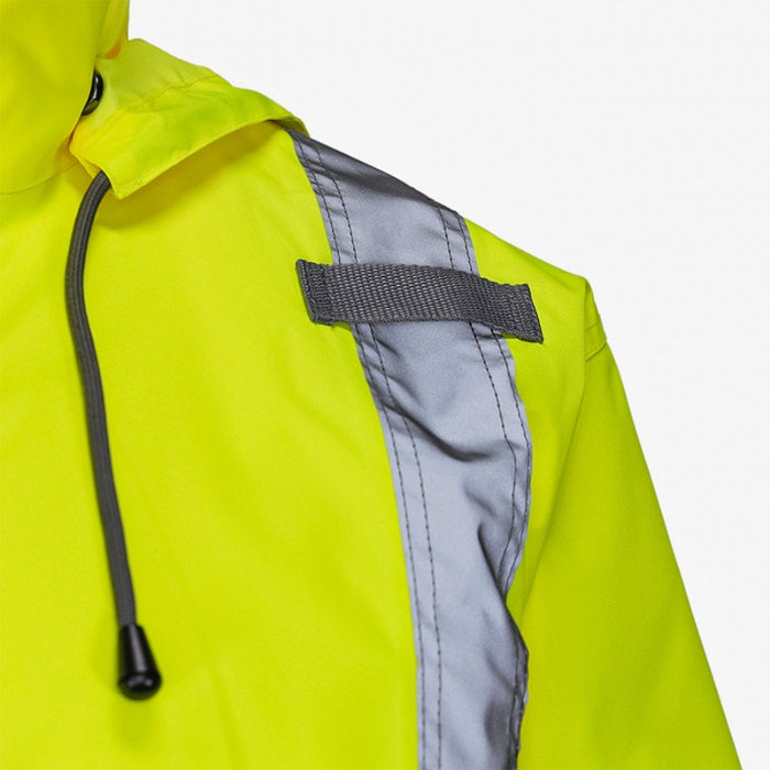 DOME75® DYNAMIC Series Rain Tamer ANSI Class 3 Black Bottom Rain Trench Coat - DRT3432