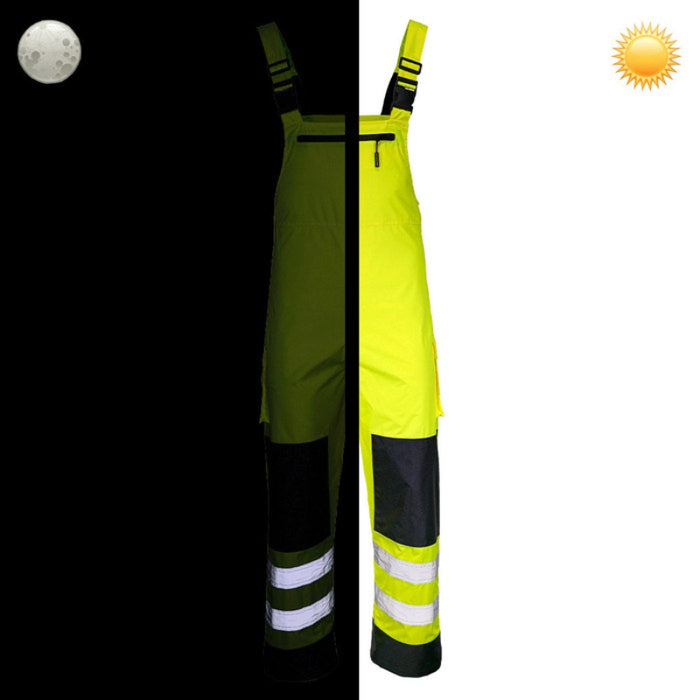 DOME75® DYNAMIC Series Rain Tamer ANSI Class E Black Bottom Rain Bib - DRB3452