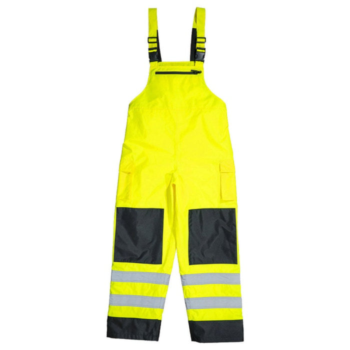 DOME75® DYNAMIC Series Rain Tamer ANSI Class E Black Bottom Rain Bib - DRB3452