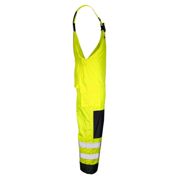 DOME75® DYNAMIC Series Rain Tamer ANSI Class E Black Bottom Rain Bib - DRB3452