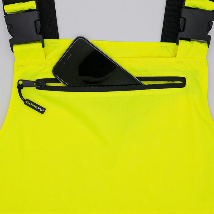 DOME75® DYNAMIC Series Rain Tamer ANSI Class E Black Bottom Rain Bib - DRB3452