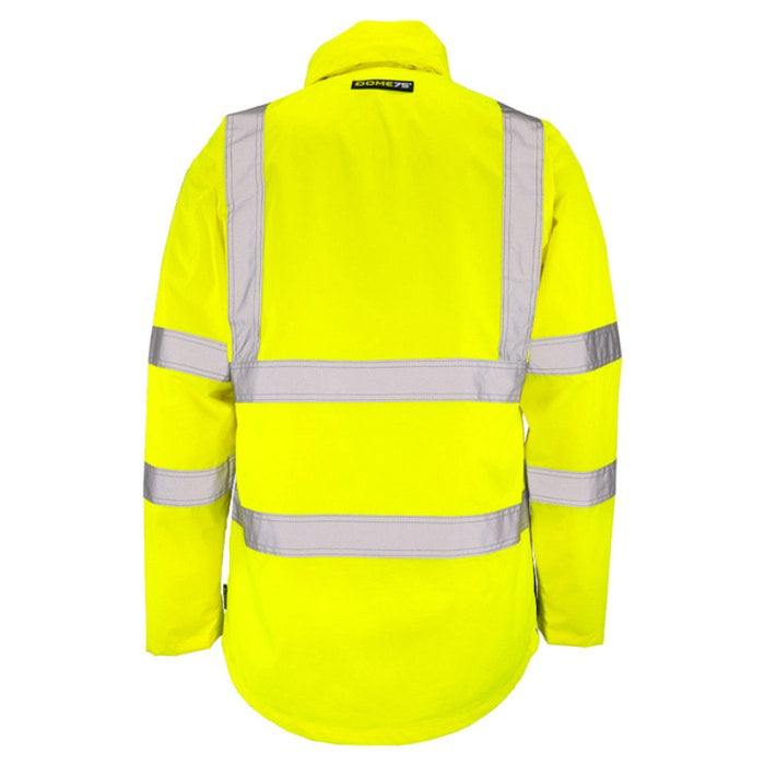 DOME75® DYNAMIC Series Rain Tamer Hi-Vis ANSI Class 3 Rain Jacket - DRC3432