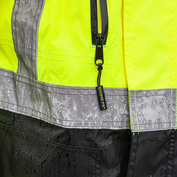 DOME75® DYNAMIC Series Rain Tamer Hi-Vis ANSI Class 3 Rain Jacket - DRC3432