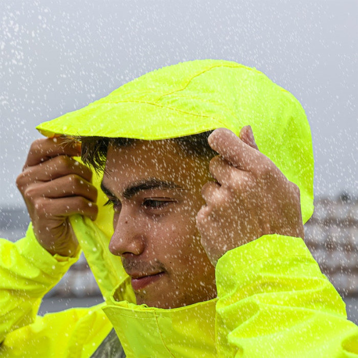 DOME75® DYNAMIC Series Rain Tamer Hi-Vis ANSI Class 3 Rain Jacket - DRC3432
