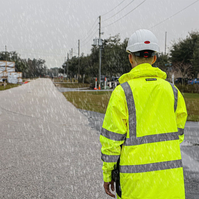 DOME75® DYNAMIC Series Rain Tamer Hi-Vis ANSI Class 3 Rain Jacket - DRC3432
