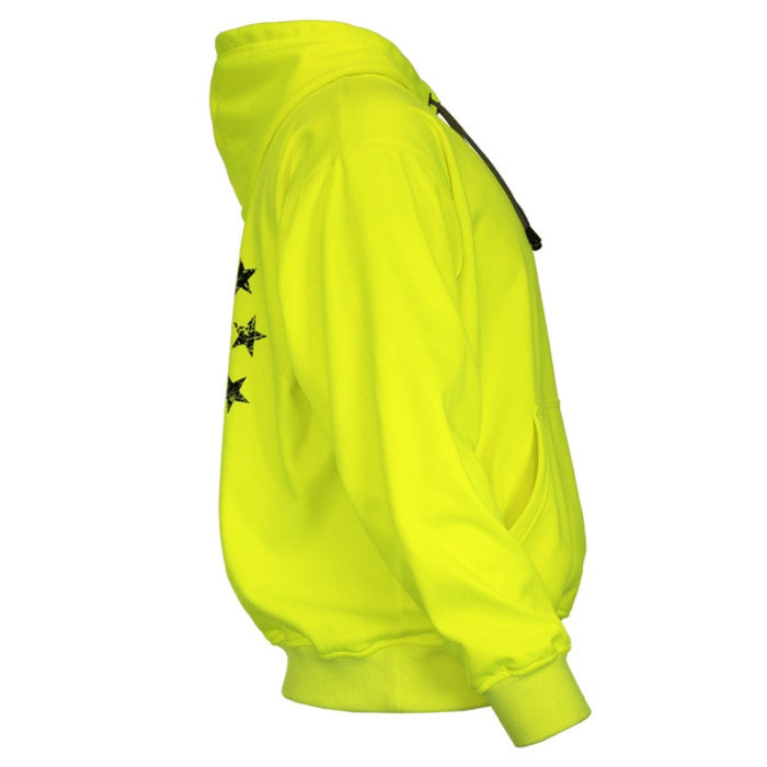 DOME75®  EXIUS Series Betsy Ross Flag Viz-Tuff Fleece Pullover Hoodie - EHP16102A