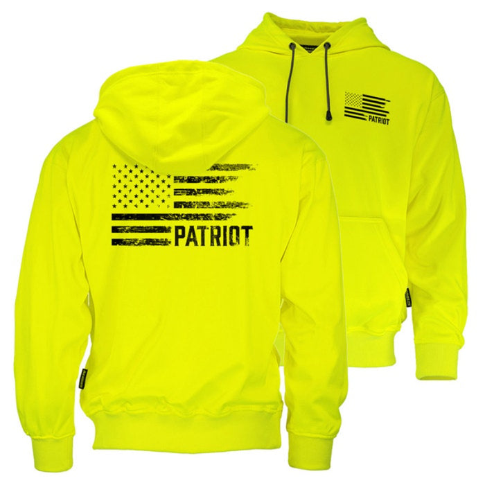 DOME75®  EXIUS Series The Patriot Flag Viz-Tuff Fleece Pullover Hoodie - EHP16106A