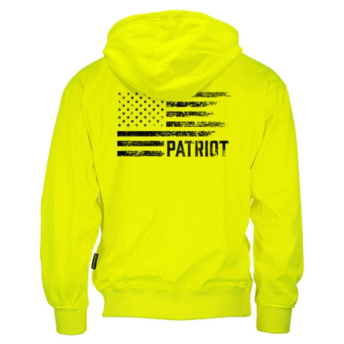 DOME75®  EXIUS Series The Patriot Flag Viz-Tuff Fleece Pullover Hoodie - EHP16106A