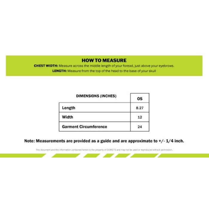 DOME75® OMNI Series Enhanced Visibility Thinsulate Lined Fleece Balaclava - ONC6901