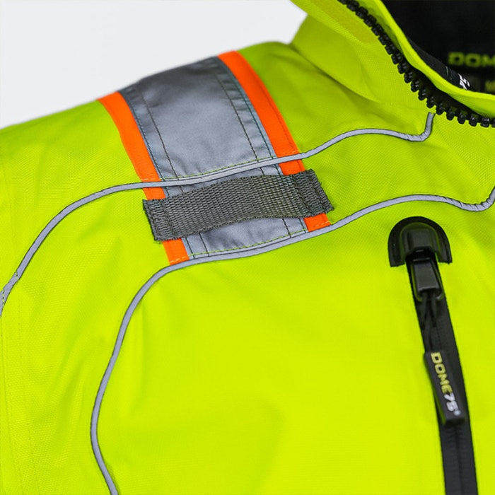 DOME75® OMNI Series Heavy Duty Hi-Vis ANSI Class 3 Black Bottom Thermal Insulated Winter Safety Jacket - OJC7735