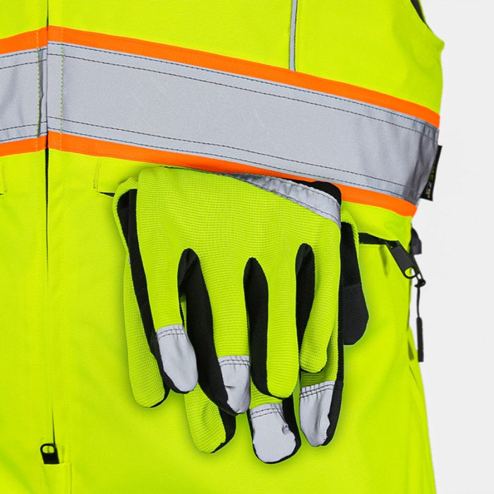 DOME75® OMNI Series Heavy Duty Hi-Vis ANSI Class E Thermal Insulated Winter Bib - OBB7755