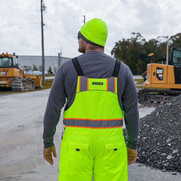 DOME75® OMNI Series Heavy Duty Hi-Vis ANSI Class E Thermal Insulated Winter Bib - OBB7755