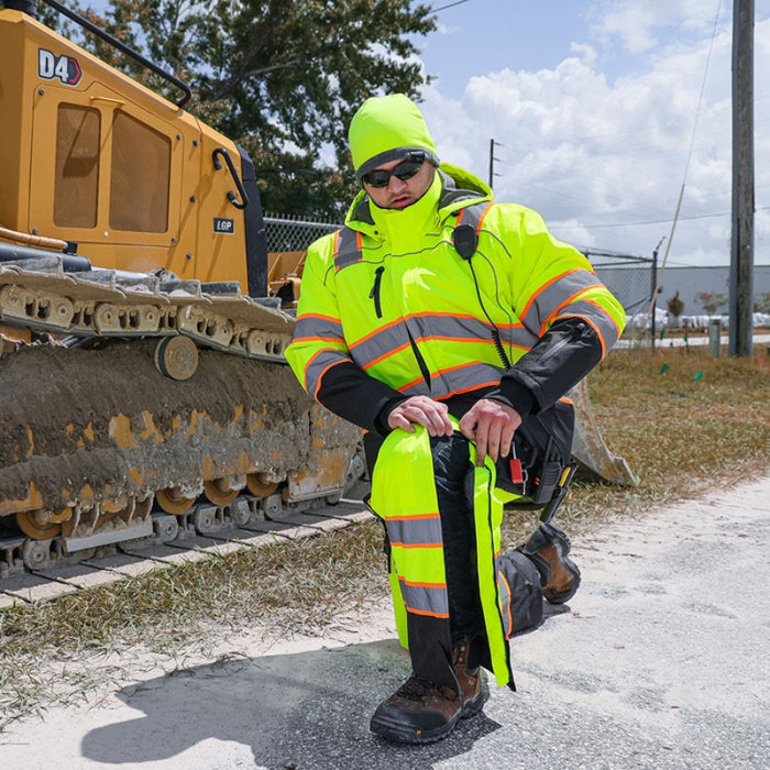 DOME75® OMNI Series Heavy Duty Hi-Vis ANSI Class E Thermal Insulated Winter Bib - OBB7755