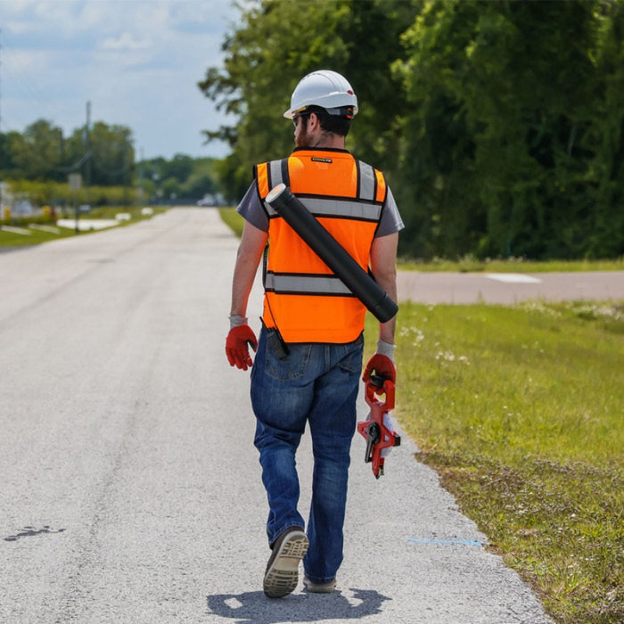 DOME75® OV6100 Hi-Vis ANSI Class 2 Heavy Duty Utility Vest with ProPocket™ - OV6124