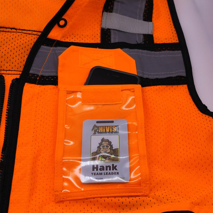 DOME75® OV6100 Hi-Vis ANSI Class 2 Heavy Duty Utility Vest with ProPocket™ - OV6124
