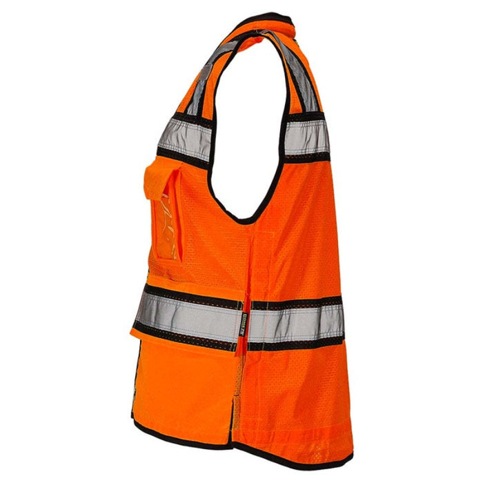 DOME75® OV6100 Hi-Vis ANSI Class 2 Heavy Duty Utility Vest with ProPocket™ - OV6124