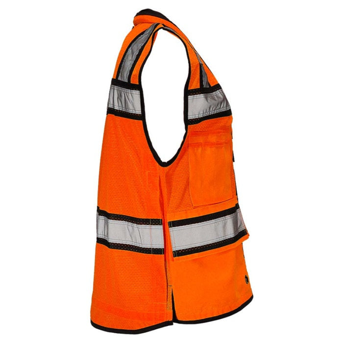 DOME75® OV6100 Hi-Vis ANSI Class 2 Heavy Duty Utility Vest with ProPocket™ - OV6124