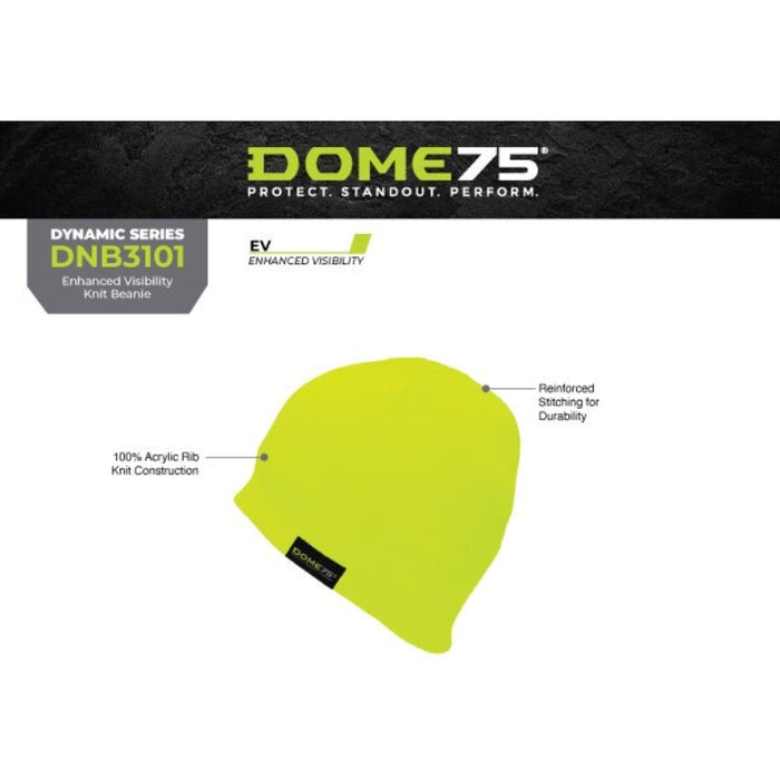 DOME75® DYNAMIC Series Enhanced Visibility Knit Beanie - DNB3101