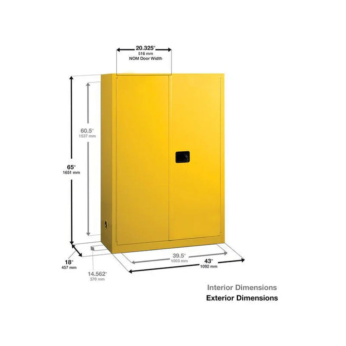 45-gallon-flammable-storage-safety-cabinet-2-self-closing-door-2-shelves