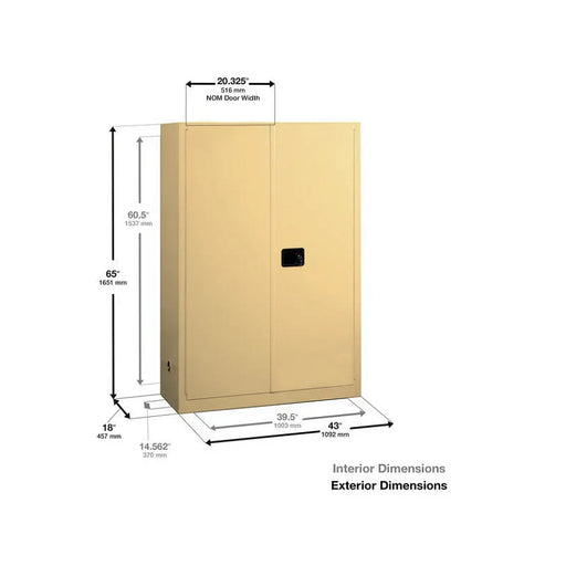 beige-45-gal-office-supply-cabinet-2-manual-closing-doors-4-shelves