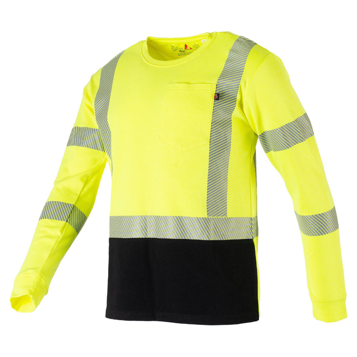 Mymixtrendz Hi Viz T-shirt Da Lavoro Di Sicurezza Ad Alta - Foto 3