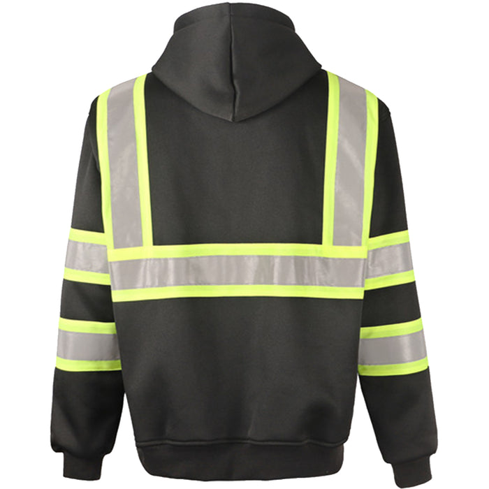 GSS Safety High Visibility Two Tone Pullover Sweatshirt Hoodie ANSI Class 3 Type R - 7005/7007